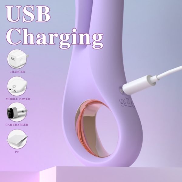 Einführbarer G-Punkt Vibrations-Silikon Magic Wand – 3-in-1 Multifunktionales Sexspielzeug für Frauen – Bild 5