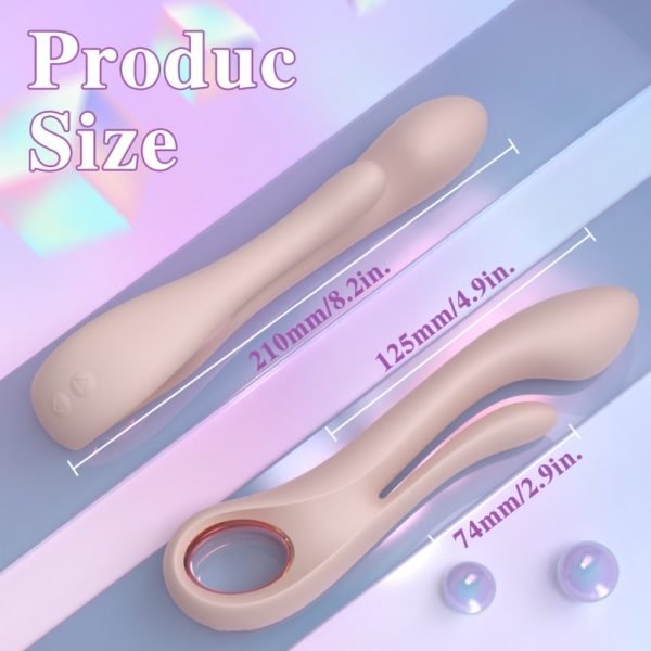 Einführbarer G-Punkt Vibrations-Silikon Magic Wand – 3-in-1 Multifunktionales Sexspielzeug für Frauen – Bild 9