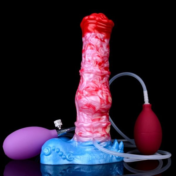 Fantasy Silikon Aufblasbarer Horse Cummingdildo – Strap-On Simulation für Realistische Ejakulationserlebnisse – Bild 3