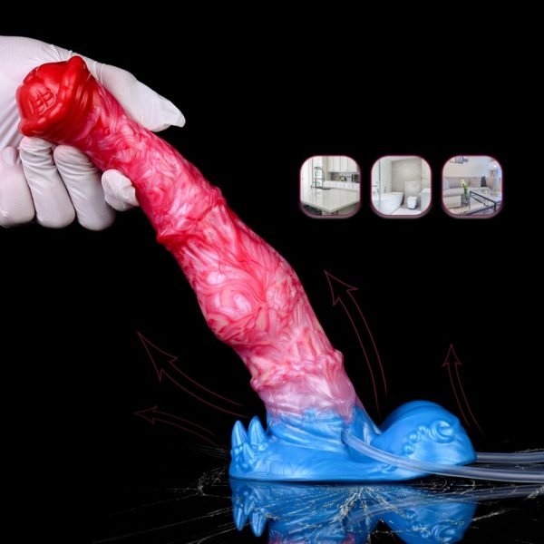 Fantasy Silikon Aufblasbarer Horse Cummingdildo – Strap-On Simulation für Realistische Ejakulationserlebnisse – Bild 11