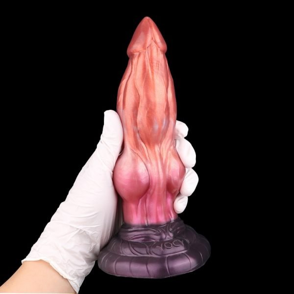 Monster Cock Fantasie Analplug Saugnapf - Einführbarer Vibrator für die Vaginale Masturbation der Frau – Bild 9
