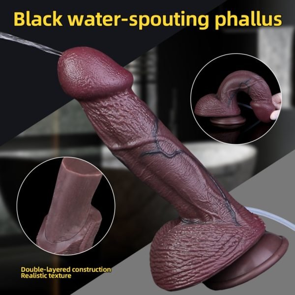 Fantasie Cummingdildo mit Saugfuß - Realistisches Silikon Einführungsgerät für weibliche Masturbation – Bild 7