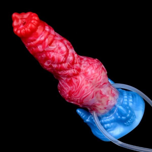 Monster Dogs Knotting Cummingdildo – Aufblasbarer Silikon-Tool für strap-on Ejakulationserlebnisse – Bild 5