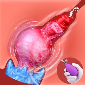 Monster-Hund Cummingdildo – Ein realistisches Cum-Erlebnis mit aufblasbarem Silikon