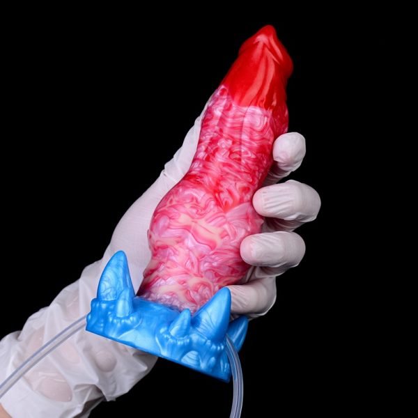 Monster-Hund Cummingdildo – Ein realistisches Cum-Erlebnis mit aufblasbarem Silikon – Bild 9