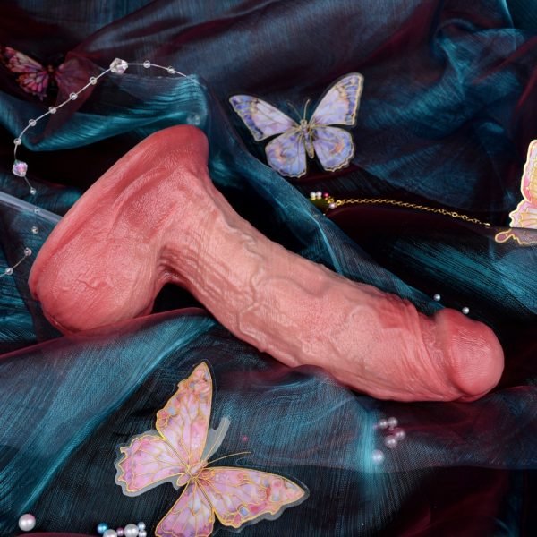 Flesh-like Cummingdildo mit Saugnapf - Stimuliert die Vagina für Girl Masturbating