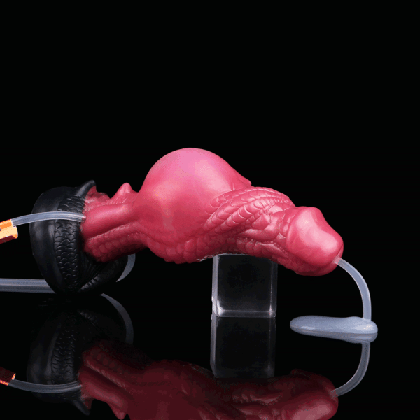 Fantasy Drachen-Schuppen Aufblasbarer Cummingdildo – Realistisches Silikon für intensive Female Orgasium – Bild 4