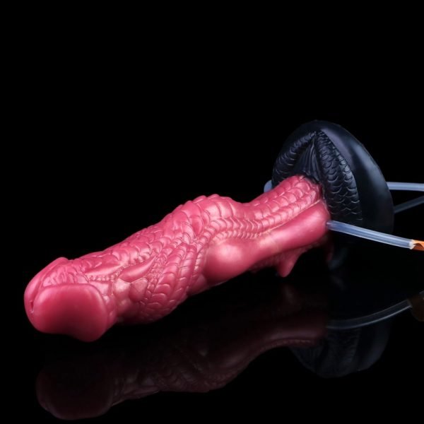 Fantasy Drachen-Schuppen Aufblasbarer Cummingdildo – Realistisches Silikon für intensive Female Orgasium – Bild 5