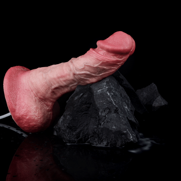 Realistischer Cummingdildo mit Saugnapf – Intime Insertionshilfe für Girl Masturbating – Bild 4