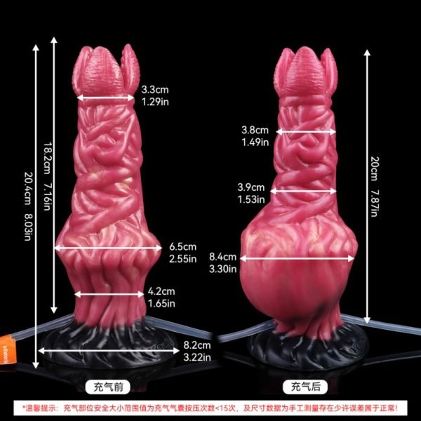 Fantasie Blüten Aufblasbarer Cummingdildo – Stimulation des G-Punkts für intensives Female Orgasium – Bild 9