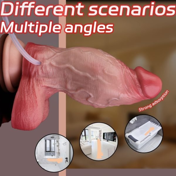 Fantastischer Gigantischer Fisting Squirting Dildo mit Saugnapf – Für Girl Masturbating, Anale & Vaginale Stimulation