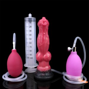 Monster Hunde Aufblasbarer Cummingdildo – Fantasie Silikon für intensives Women Masturbating