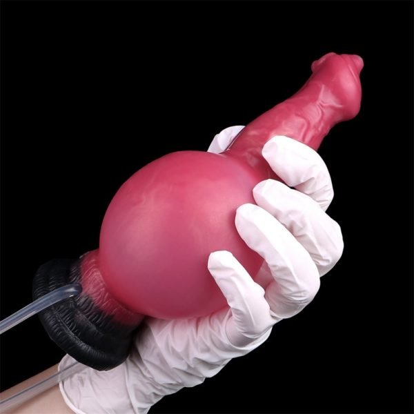 Monster Hunde Aufblasbarer Cummingdildo – Fantasie Silikon für intensives Women Masturbating – Bild 7