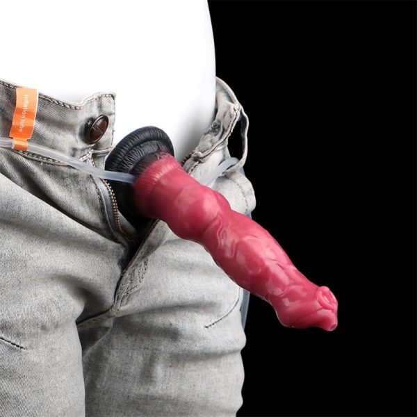 Monster Hunde Aufblasbarer Cummingdildo – Fantasie Silikon für intensives Women Masturbating – Bild 8