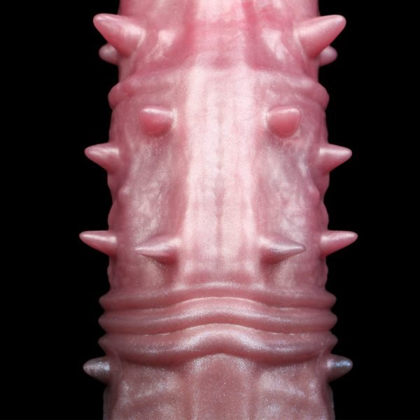 Monster-Texturiertes Fantasie Micropenis – Verbessern Sie die männliche Erektion mit einem Silikon-Penis-Extende – Bild 4