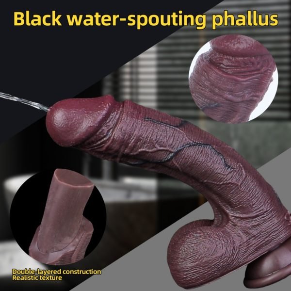 Fantastisches Einführbares Silikon Cummingdildo - Realistische Vagina Masturbation mit Fleischtextur – Bild 2