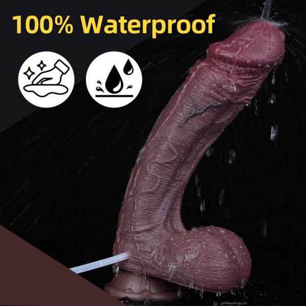 Fantastisches Einführbares Silikon Cummingdildo - Realistische Vagina Masturbation mit Fleischtextur – Bild 4