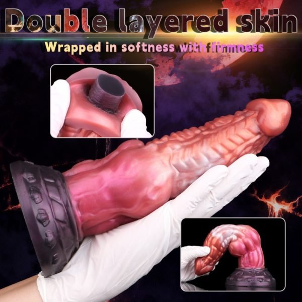 Monster Cock Analplug Saugnapf - Silikonvibrator für die Vaginale Masturbation der Frau – Bild 3