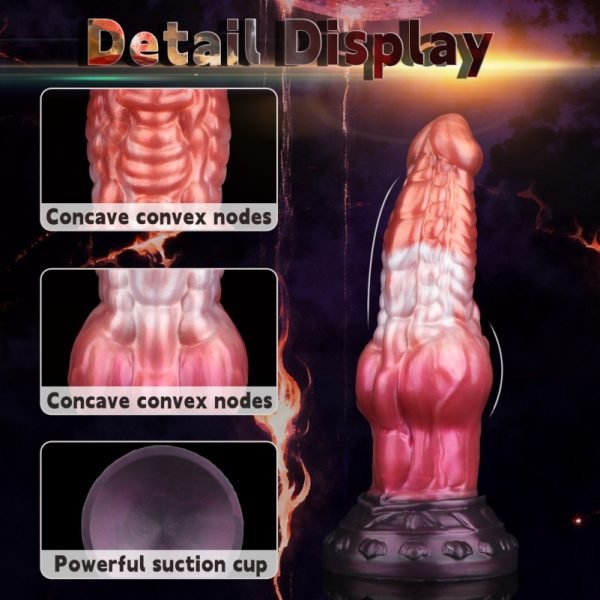 Monster Cock Analplug Saugnapf - Silikonvibrator für die Vaginale Masturbation der Frau – Bild 4