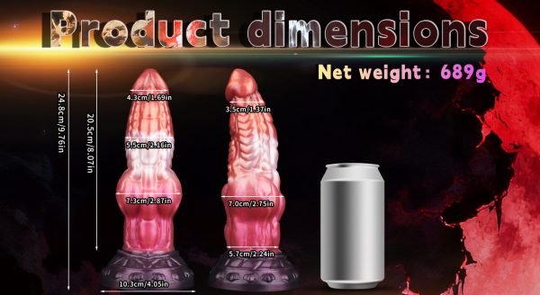Monster Cock Analplug Saugnapf - Silikonvibrator für die Vaginale Masturbation der Frau – Bild 8