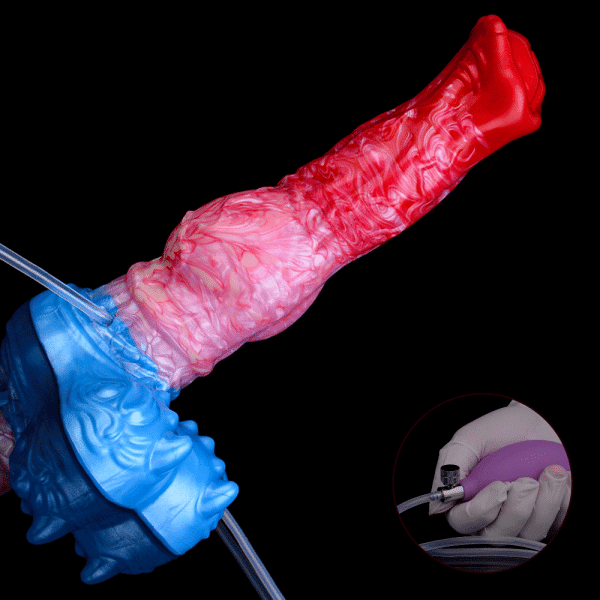 Monster Horse Knot Fantasy Cummingdildo – Aufblasbarer Dildo für intensive vaginale Dehnung und explosive Ejakulation – Bild 2