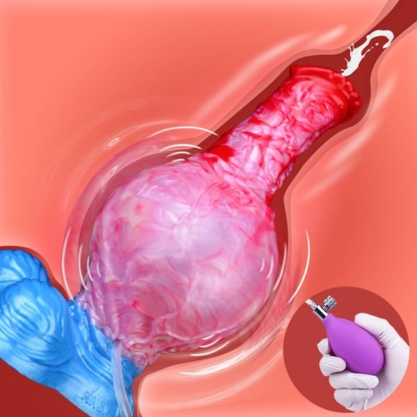 Aufblasbares Monster Cummingdildo – Intensive Vaginale Expansion und Unvergessliche Orgasmus-Erlebnisse – Bild 6