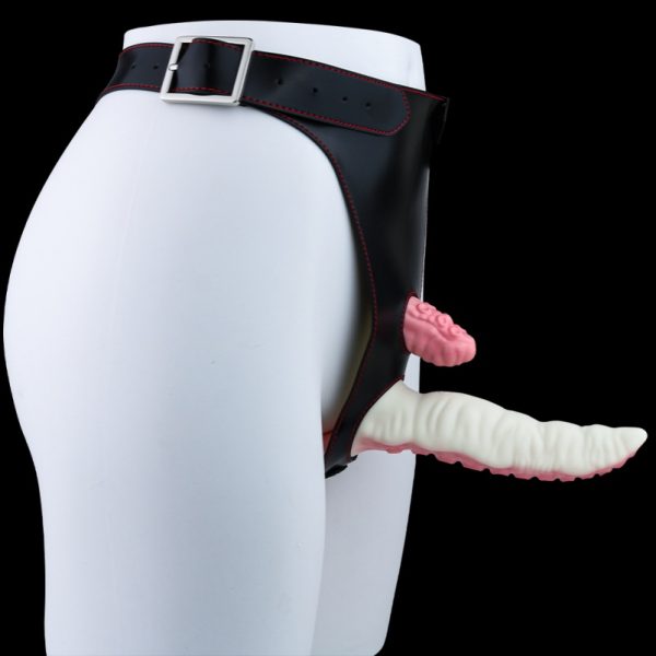 Fantasie Silikon Tentakel Monster Cock - Lesbisches Strap-On Vibrationsspielzeug für Penetration – Bild 5