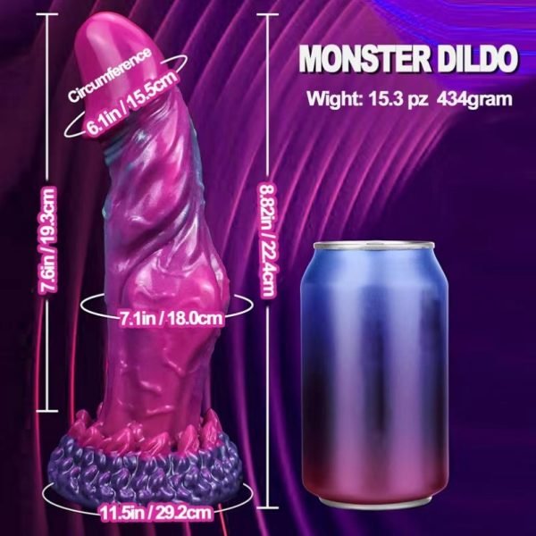 Fantasy Dragon Dildo mit Saugfuß – Der Silikon Monster Cock für Vaginale Expansion & Orgasmus – Bild 2