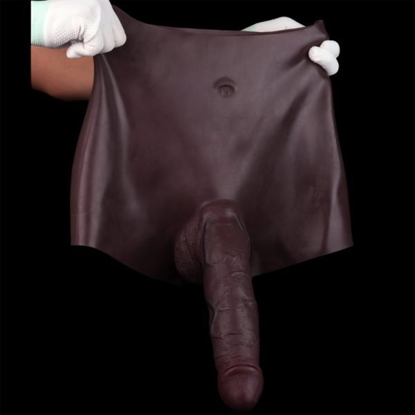 Realistische Silikon Strapon Penis Unterwäsche für Männer - Verbesserungshilfe bei Mikropenis oder Erektionsschwäche