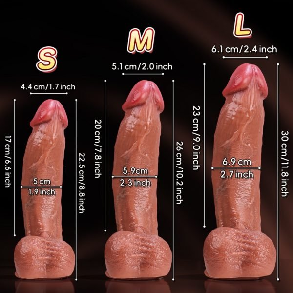 Realistischer Silikon Dildo mit Saugfuß – G-Punkt Stimulation für den ultimativen Femal Orgams – Bild 6