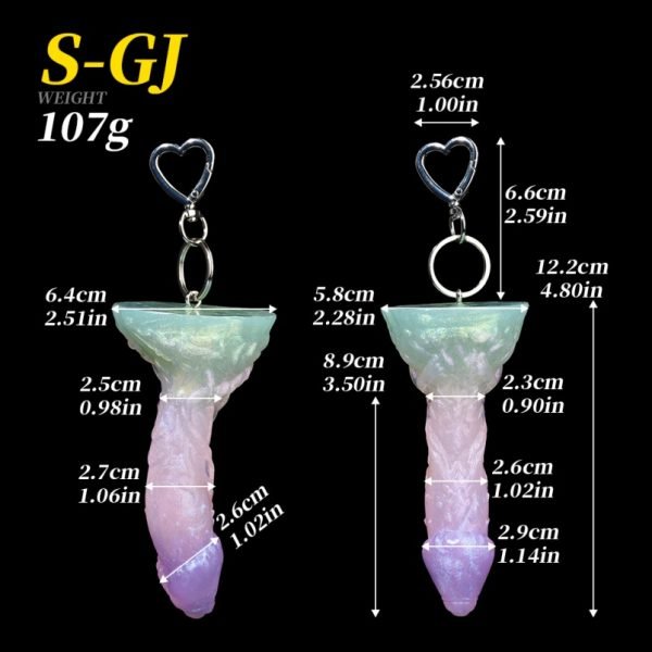 Fantasie Schimmernder Silikon Dragon Dildo – Stimulierendes Spielzeug für Orgasming Female & Anale Abenteuer – Bild 13