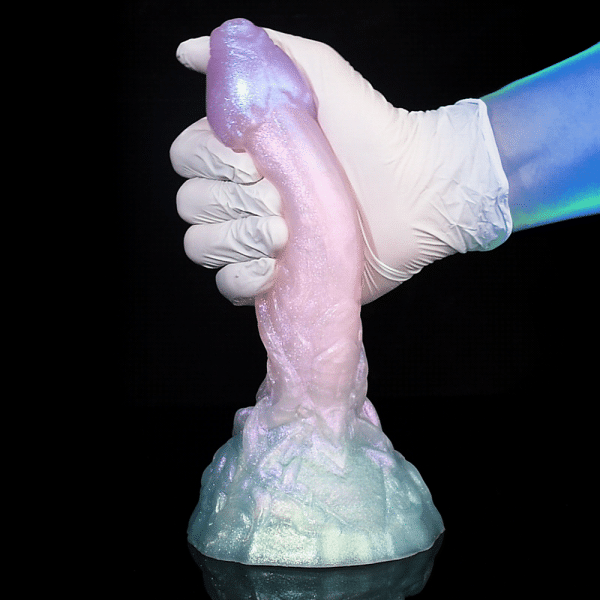 Fantasie Schimmernder Silikon Dragon Dildo – Stimulierendes Spielzeug für Orgasming Female & Anale Abenteuer – Bild 4