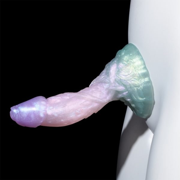 Fantasie Schimmernder Silikon Dragon Dildo – Stimulierendes Spielzeug für Orgasming Female & Anale Abenteuer