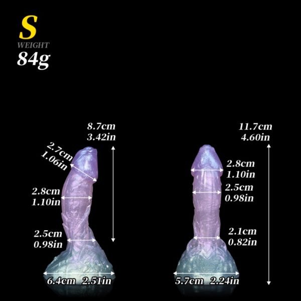 Fantasie Schimmernder Silikon Dragon Dildo – Stimulierendes Spielzeug für Orgasming Female & Anale Abenteuer – Bild 12