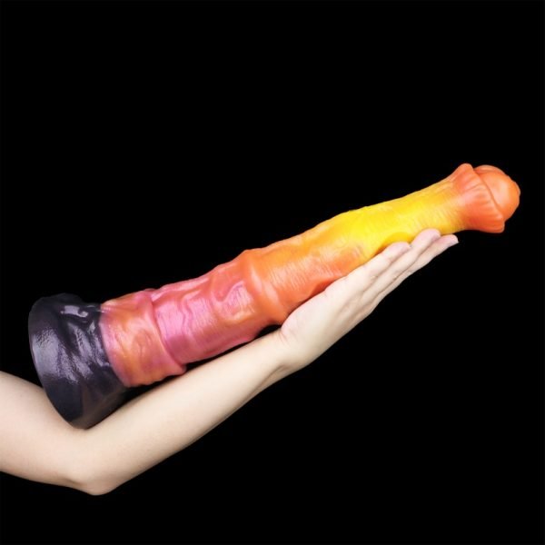 Monster Saugfuß Fantasy Cock of Horse – Dual-Layer Silikon Toy für Girl Masturbating und Selbstbefriedigung. – Bild 5
