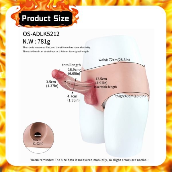 Fleischähnliche Silikon Penis Sleeve Hose - Strap-On Verlängerungs- und Verdickungszubehör für Männer – Bild 8