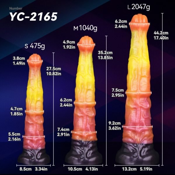 Monster Saugfuß Fantasy Cock of Horse – Dual-Layer Silikon Toy für Girl Masturbating und Selbstbefriedigung. – Bild 11