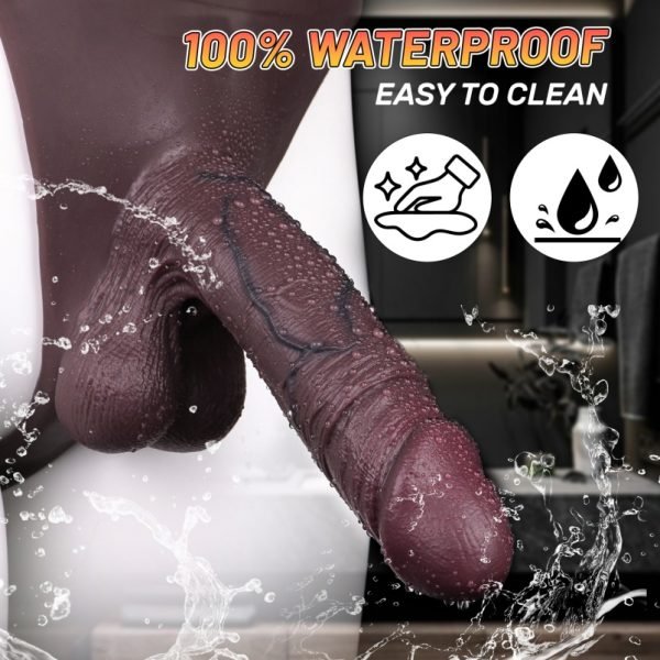 Schwarze Silikon Penis-Sheath Strap-On-Unterwäsche für Herren – Verbesserung der Erektionsfähigkeit, Vergrößerung und Verdickung von Hilfsmitteln – Bild 5