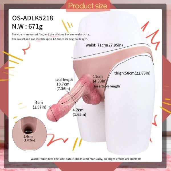 Realistischer Strapon Penis Sleeve Unterwäsche Herren – Reduzierte Empfindlichkeit & Mehr Volumen – Bild 7