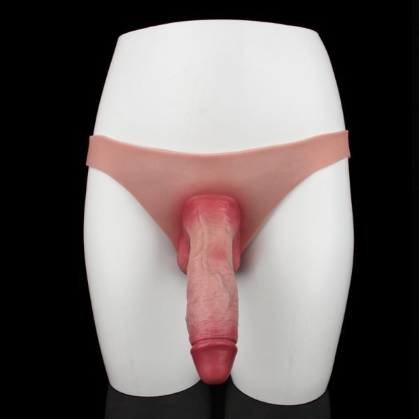 Realistische Fleischähnliche Silikon Strap-On Penis Hülle Hose - Verbesserung der Penissteifigkeit und Verdickung – Bild 3