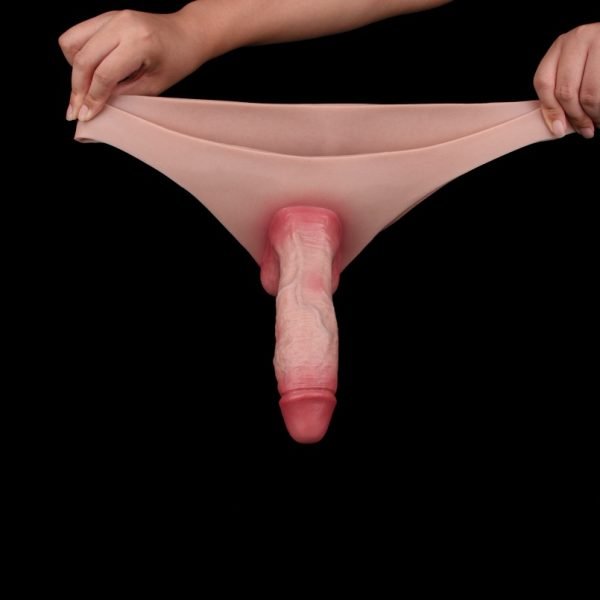 Realistische Fleischähnliche Silikon Strap-On Penis Hülle Hose - Verbesserung der Penissteifigkeit und Verdickung – Bild 4