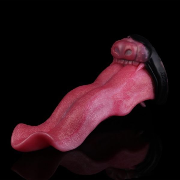 Fantasie Hunde-Zunge Monster Dildo – Blutrote Silikon-Stimulator für Intensives G-Punkt Vergnügen – Bild 4