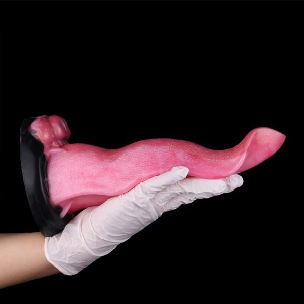 Fantasie Hunde-Zunge Monster Dildo – Blutrote Silikon-Stimulator für Intensives G-Punkt Vergnügen – Bild 6