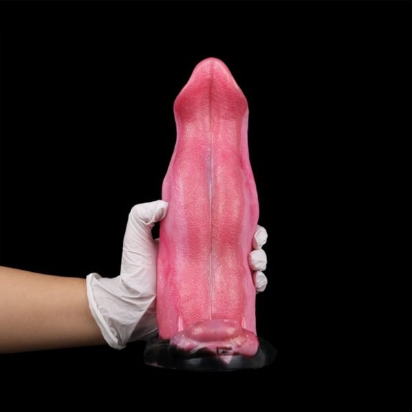 Fantasie Hunde-Zunge Monster Dildo – Blutrote Silikon-Stimulator für Intensives G-Punkt Vergnügen – Bild 7