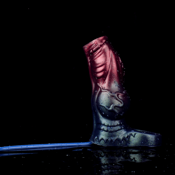 Fantasie Sprühhund Knoten Penis Sleeve – Verbesserung der Mikropenis-Vergrößerung und Verdickung für Männer – Bild 2