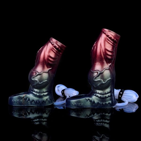 Fantasie Sprühhund Knoten Penis Sleeve – Verbesserung der Mikropenis-Vergrößerung und Verdickung für Männer – Bild 10