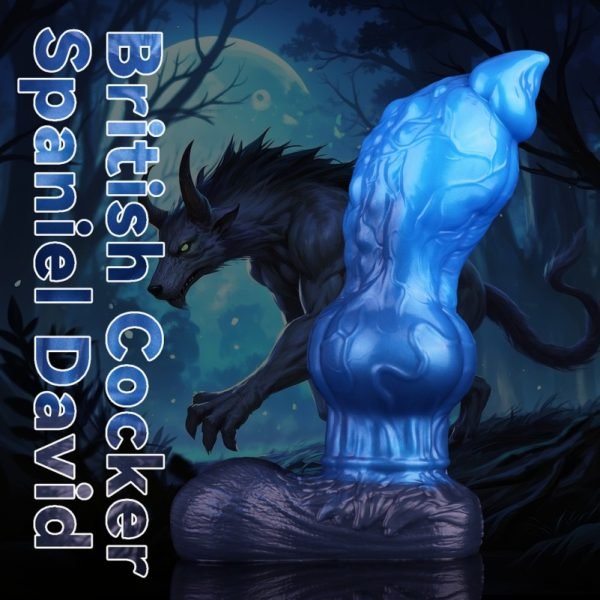Fantasy Fisting Dog Knotting Monster Cock – Blaue Silikon Einführbare Masturbationshilfe
