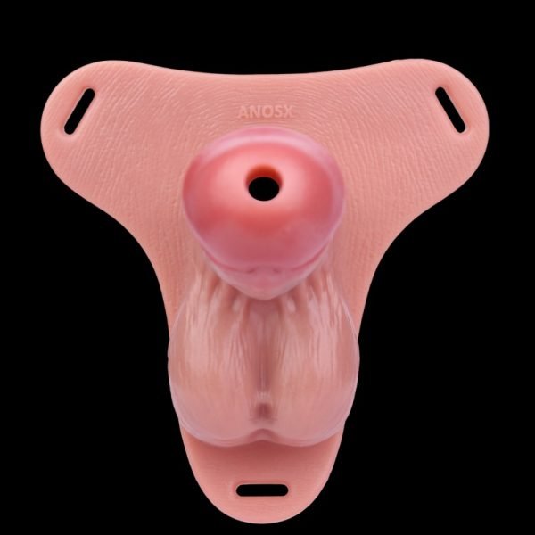 Fleischähnliche Silikon Strap-On Penis-Sheath – Vergrößerung und Verdickung für Männer mit Mikropenis – Bild 3