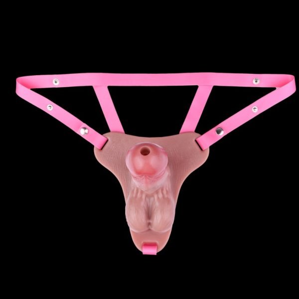 Fleischähnliche Silikon Strap-On Penis-Sheath – Vergrößerung und Verdickung für Männer mit Mikropenis – Bild 10