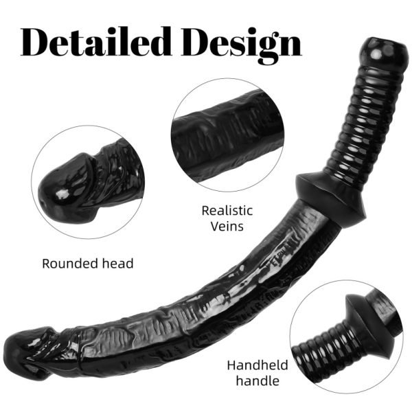 Schwertgriff Fantasy Silikon BBW Sex Dildo – Extra Lang für Tiefe Penetration & Kontrolle – Bild 8